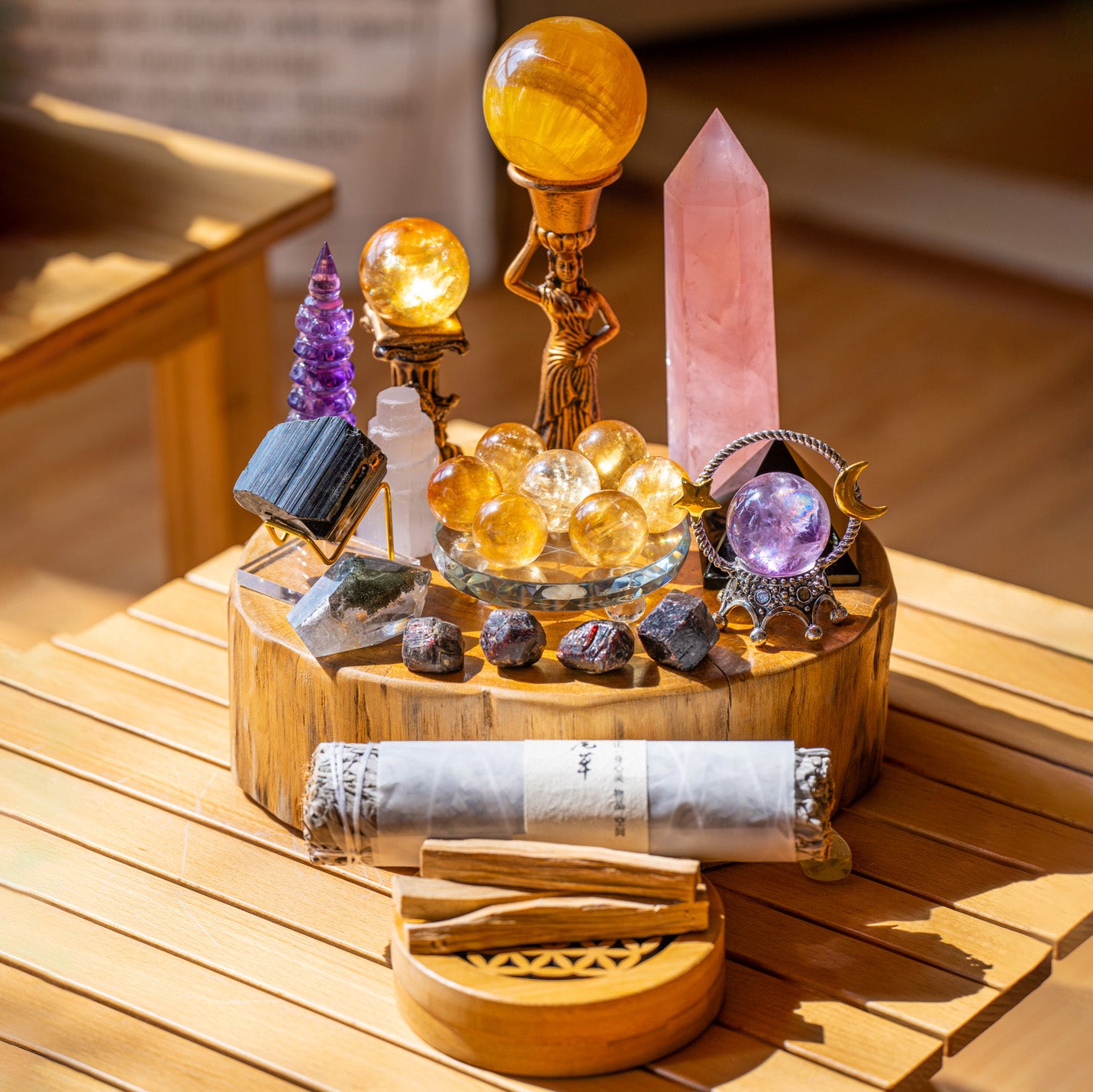 Celestial Prosperity Crystal Grid